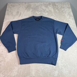 NWOT American Giant Mens Long Sleeve Crew Neck Sweatshirt M Blue Made in USA